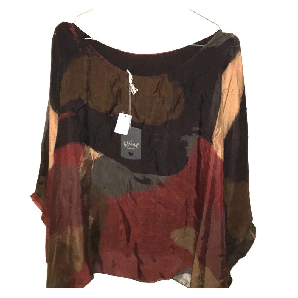 H Trend Made in Italy poncho shirt